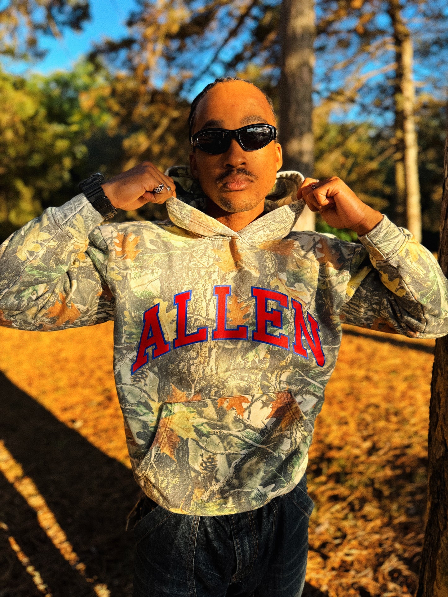 ALLEN Vintage Woods Camo Hoodie