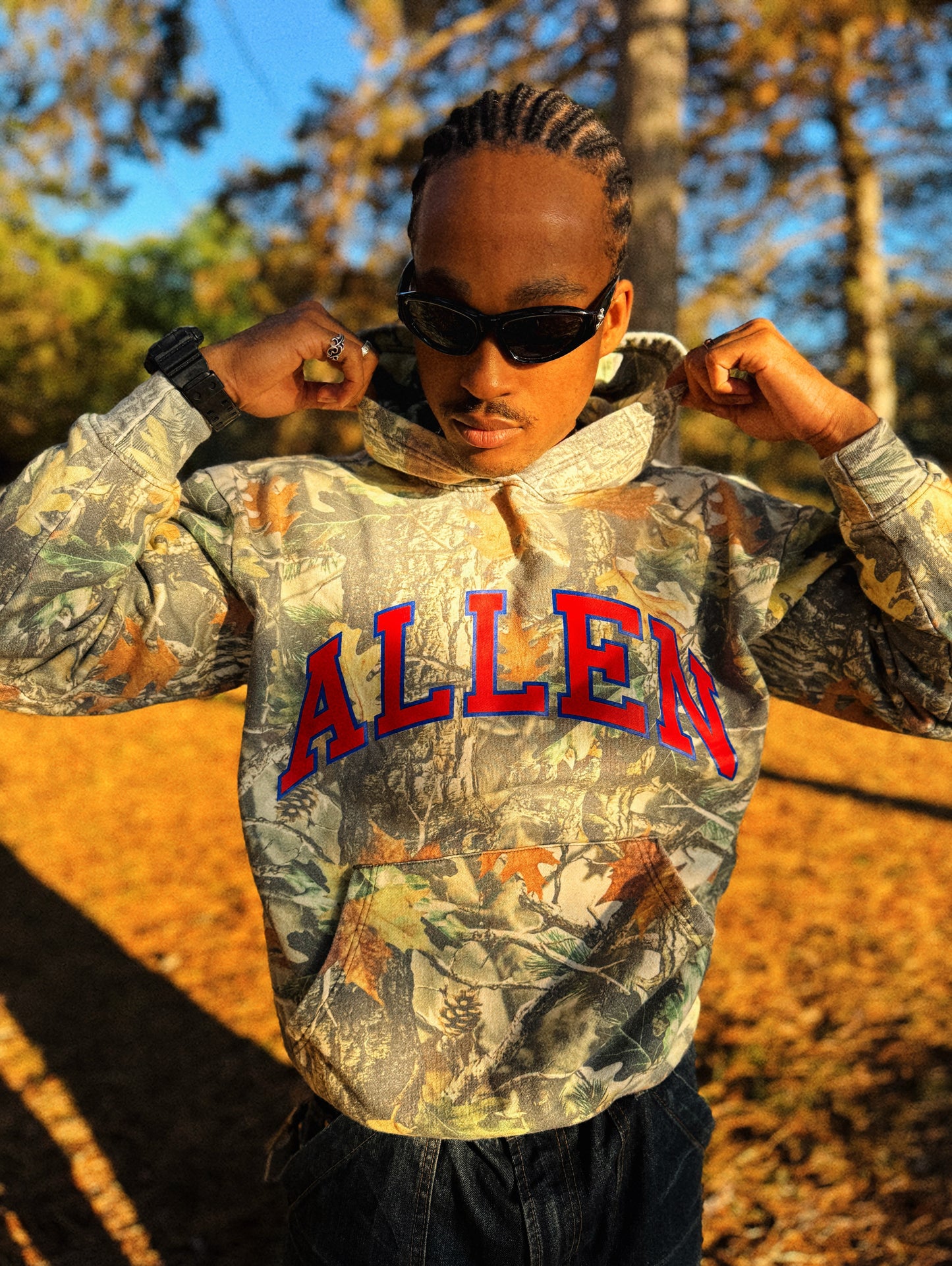 ALLEN Vintage Woods Camo Hoodie